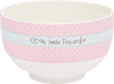 Produktbild von Müslischale "100% beste Freundin"