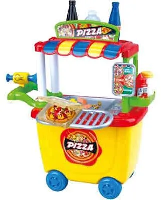 Image de Playgo Play-Doh - Chariot pizzeria avec son et attributs
