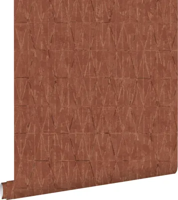 Obrázok produktu pre ESTAhome tapeta grafické línie terakotová hnedá 50 x 900 cm