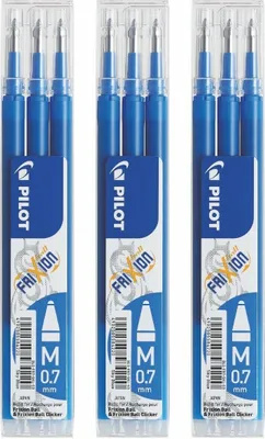 Produktbild von Pilot Frixion Ball Ersatzminen 0.7 skyblue - 9er-Set