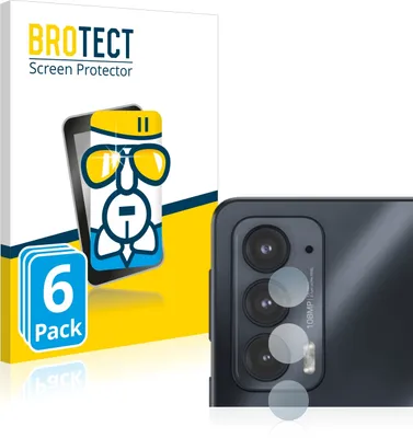 Produktbild von 6x BROTECT Schutzglas für Motorola Edge 20 (NUR Kameraschutz) Schutzfolie Panzer Folie Glas Display Schutz klar