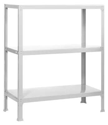 Image de Etagère Légère Sans Vis Fileclick Plus 4/360 Blanc Blanc 1600x1000x360 - Simonrack