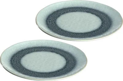 Produktbild von Leonardo MATERA Keramikteller 22,5 cm blau 2er Set