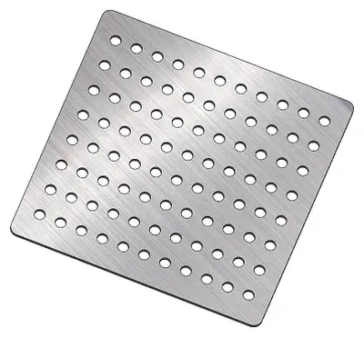 Obrázok produktu pre 304 RVS kryt odtokovej priepustky s 99 otvormi (15 x 15 cm)