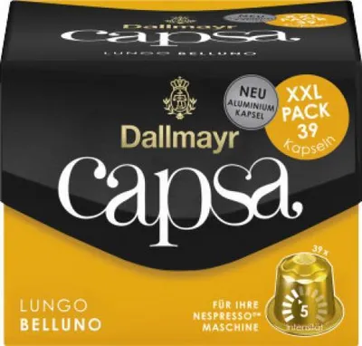 Image de Dallmayr Capsa Lungo Belluno XXL capsules de café, 39 capsules