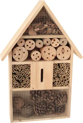Immagine prodotto di Cassetta nido XXL 50 cm per api, farfalle, coleotteri - casetta per insetti in legno