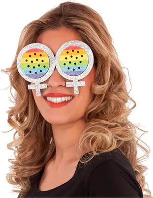 Zdjęcie produktu dla Tęczowe lesbijskie okulary Mama Żółty Żółty Jeden rozmiar