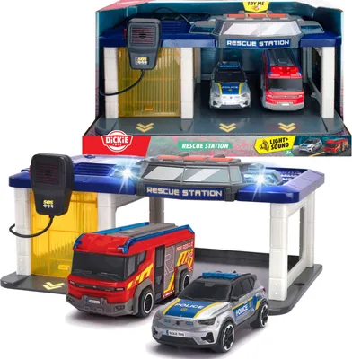 Produktbild von SOS-Polizei- und Feuerwachen-Set mit Sound- und Lichteffekten