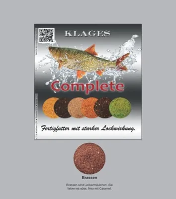 Produktbild von Klages Complete Fertigfutter 1kg Brassen