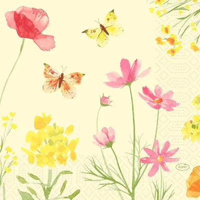Produktbild von SERV.33x33cm 3L PoppyField 250