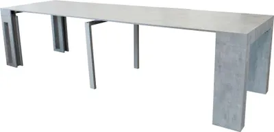 Immagine prodotto di Milani Home - tavolo consolle allungabile di design cm 90 l x 45 p x 75 h - Cemento