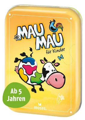 Produktbild von moses. Mau-Mau Kartenspiel, für Kinder ab 5 Jahren, gelb