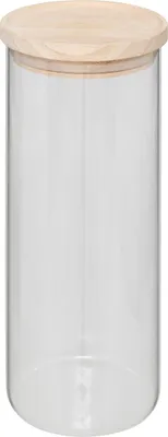 Produktbild von Einmachglas "hermet" 1,6l aus glas und holzdeckel 1,6l - 5 five simply smart
