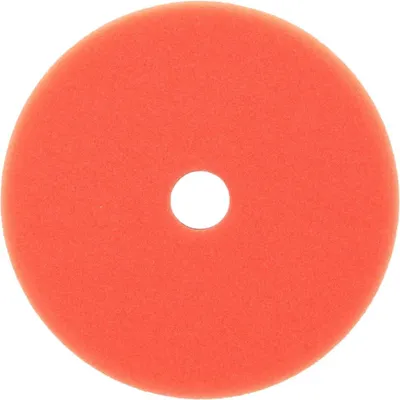 Obrázek produktu pro Leštící houba se suchým zipem tvrdá 150 mm silná 25 mm (oranžová)