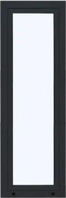 Produktbild von ARON Ternum Aluminiumfenster RAL 7016 anthrazitgrau 1 Flügelig (Dreh-Kipp) 500x1500 mm DIN Rechts