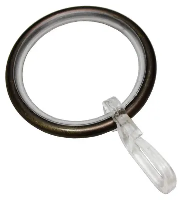 Gordijnringe Ø 25 mm, 10 Stück, Metall, Bronze
