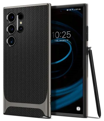 Obrázok produktu pre Spigen Neo Hybrid, Ochranný obal, Samsung, Galaxy S24 Ultra, 17,3 cm (6.8"), Čierna, Šedá