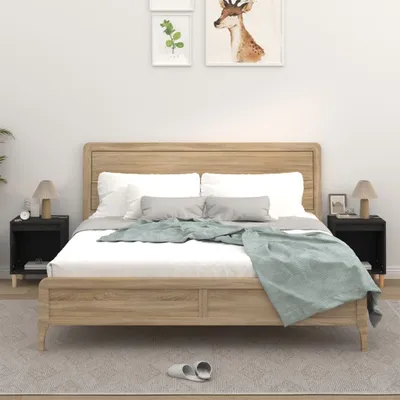 Zdjęcie produktu dla VidaXL 821861, Czarny, Drewno, 400 mm, 350 mm, 500 mm, 2 szt.