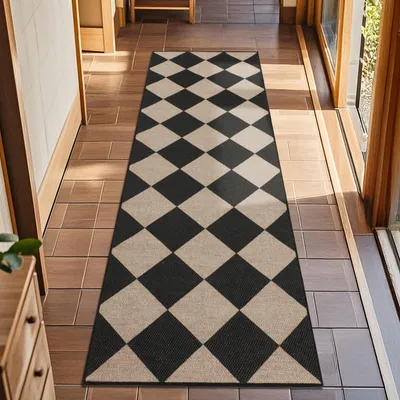 Produktbild von Omgoods – Moderner Flurlaufteppich – Waschbarer Teppich 60x180 cm für die Küche