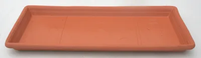 Produktbild von Untersetzer Blumenkasten echte Terracotta - Braun - Balkonkasten-Untersetzer 50cm