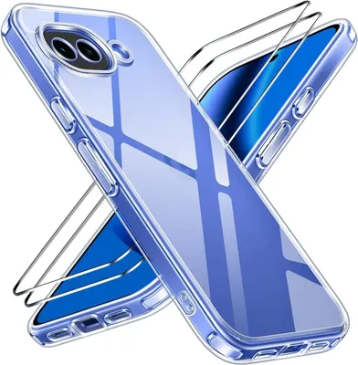 Produktbild von Hülle + 2X Schutzglas für Google Pixel 10A Panzerfolie Full Screen Case Klar 9H
