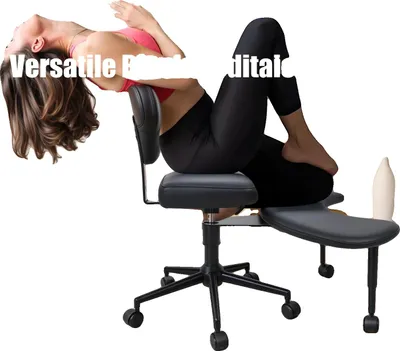 Produktbild von Bürostuhl, ergonomisches Design, höhenverstellbar, Schwarz