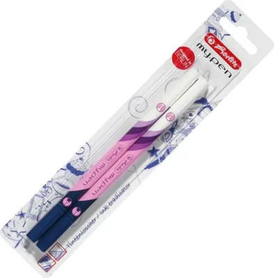 Produktbild von Herlitz Ink Eraser My.Pen 2pcs ass., Verschlossener Gelschreiber, Blau, Mehrfarbig, Kunststoff, Kunststoff, Beidhändig