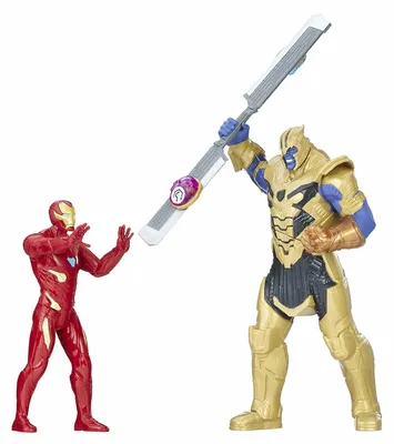 Productafbeelding van Marvel Avengers Infinity War Thanos vs Iron Man Battle Set