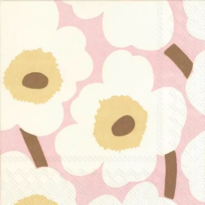Produktbild von Servietten 33x33 cm - UNIKKO rose cream