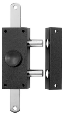 Image de Verrou PERFECTA 3 points bouton cylindre à pompe de 50mm + tringle - ISEO – 910335