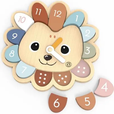Produktbild von Speedy Monkey Lernuhr aus Holz Igel blauSpielzeug 1-5 Jahre