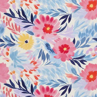 Image de OUTDOOR DECOSTOFFE OXFORD - Blumen - DX2185