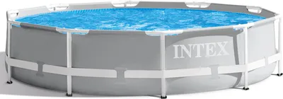 Produktbild von Intex Prism Rahmenpool 26700NP Grau 305 x 76 cm