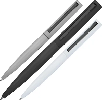 Produktbild von 3 Semi Gel-Kugelschreiber aus Metall / 3 Farben