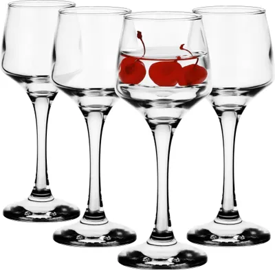 Produktbild von GLASMARK® Shotgläser 4-Set 75ml Große 4 Stück Schnapsgläser Shots Tequila Glas Vodka Schnaps - Hochwertige Qualität