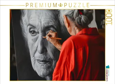 Produktbild von CALVENDO Puzzle Zeichnung | 1000 Teile Lege-Größe 64x48cm Foto-Puzzle für glückliche Stunden