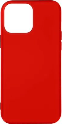 Produktbild von Avizar, Halbsteife Silikonhülle für Apple iPhone 14 Pro, Rot