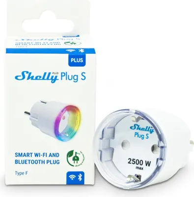 Immagine prodotto di Shelly Plus Plug S Presa intelligente per Alexa Google Home Programmabile con (22.00)