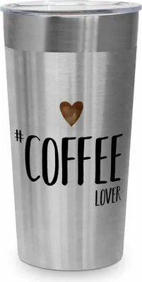 Produktbild von PPD Coffee Lover Steel Travel Mug, Thermobecher, Coffee To Go, Thermo Becher, Isobecher, 430 ml, 604375
