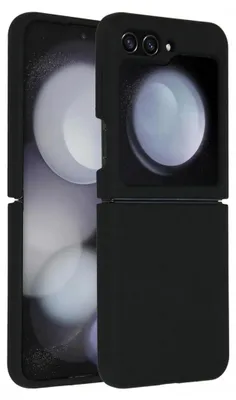 Immagine prodotto di Custodia in silicone liquido Accezz per Samsung Galaxy Z Flip 5 - Nero