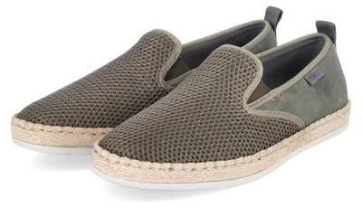 Obrázok produktu pre Rieker pánske espadrilky, zelené, materiál: textília a syntetika, veľkosť: 47