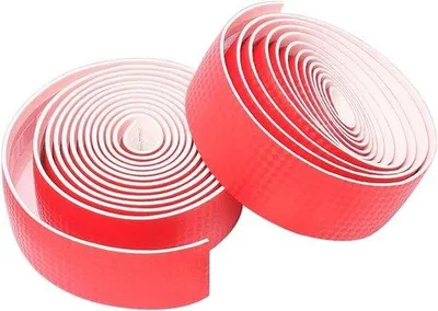 Productafbeelding van Fiets Stuurlint - Handvat Wraps - Comfortabel Fietsen - Schokabsorberend Materiaal - 4 Rollen - Rood