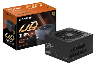 Produktbild von GP-UD750GM PG5 V2 750W (schwarz, 1x 12-Pin High Power GPU, 4x PCIe, Kabel-Management, 750 Watt)