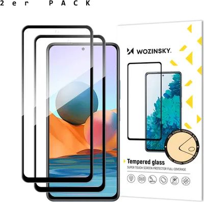 Produktbild von Wozinsky 2X gehärtetes Bildschirmglas für Xiaomi Redmi Note 12Pro+/12Pro/12