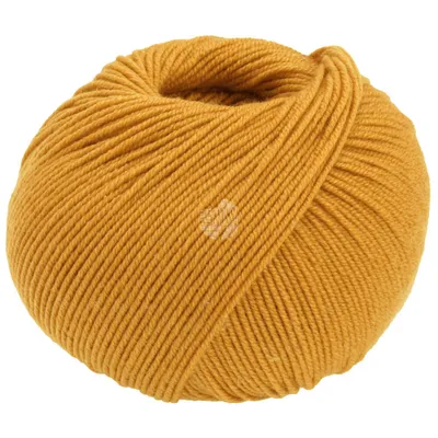 A ball of yarn on a white background.