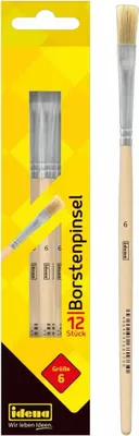 Produktbild von Idena Borstenpinsel Größe 6 FSC100%