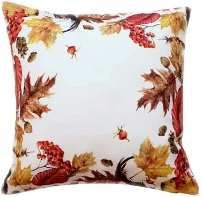 Produktbild von Kissenhülle 40 x 40 cm mit Druckmotiv Herbstblätter 40 x 40 Kissenhülle