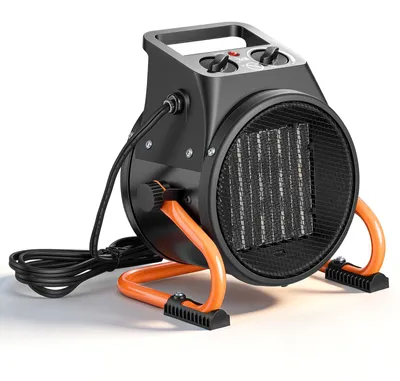Produktbild von VEVOR Gewächshausheizung 2000W, Elektrischer PTC-Heizlüfter mit Ventilatorfunktion & 2 Heizstufen, Tragbarer Heizer mit Überhitzungsschutz & 15° Einstellbarer Heizwinkel, Elektroheizer für Gartenhaus