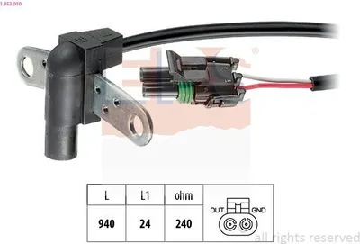 Produktbild von EPS 1.953.010 Kurbelwellensensor Impulsgeber für RENAULT CLIO I (B/C57, 5/357)