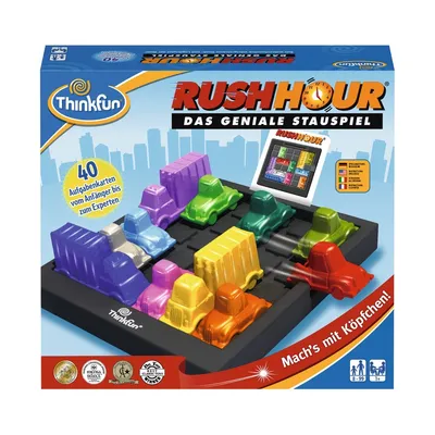 Produktbild von Ravensburger Thinkfun Familienspiel Logikspiel Rush Hour 76301